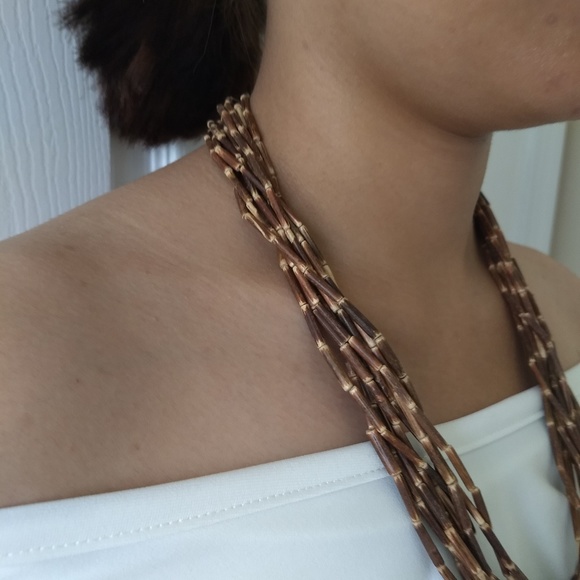 Handmade Natural Fashion Jewelry Statement Necklac - Picture 4 of 5